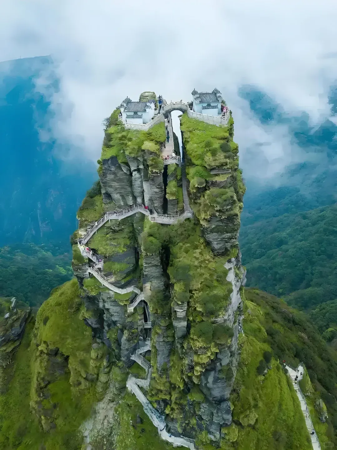 Misty Ridges of Mount Fanjing